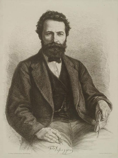 Franz von Defregger, österr. Maler Ederhof (Tirol)  from Johann Leonhard Raab