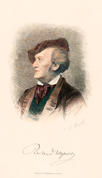 Richard Wagner, Komponist  from Johann Leonhard Raab