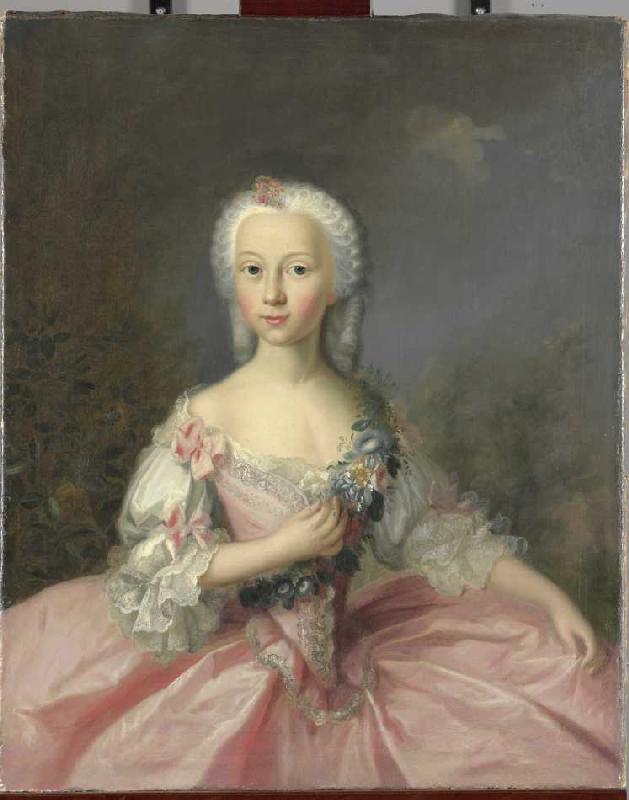 Bildnis einer adligen Dame from Johann Valentin Tischbein