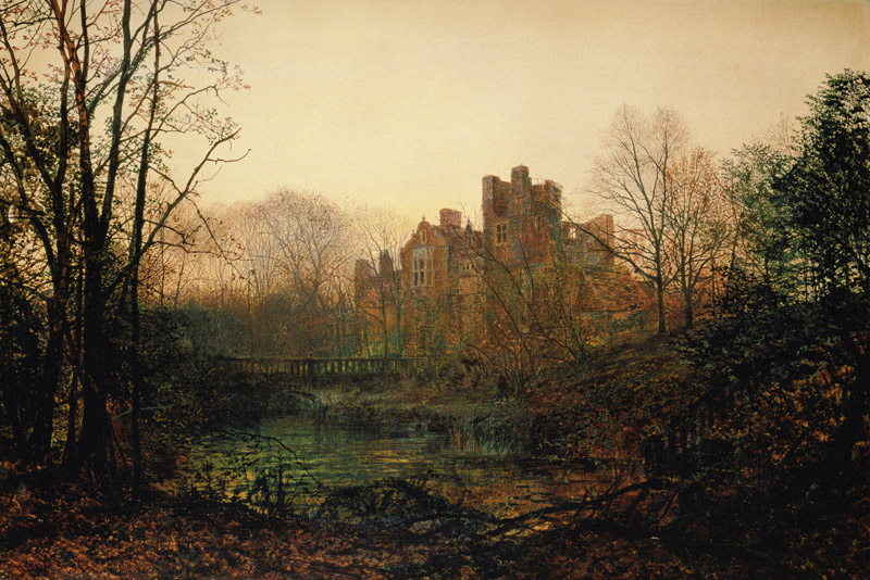 An October Afterglow from John Atkinson Grimshaw
