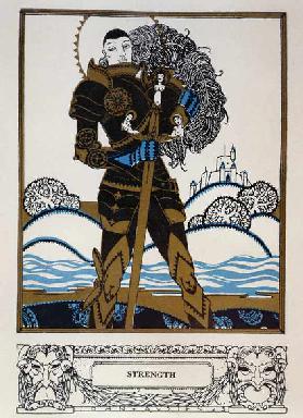 Strength from Everyman, published by Chapman & Hall, 1925 (colour litho)