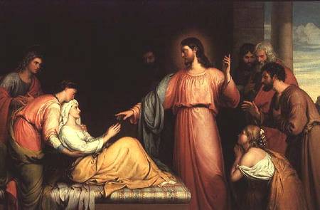 Christ healing the mother of Simon Peter from John Bridges