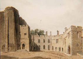 The Inner Court of Berkeley Castle, Gloucestershire, looking North-East