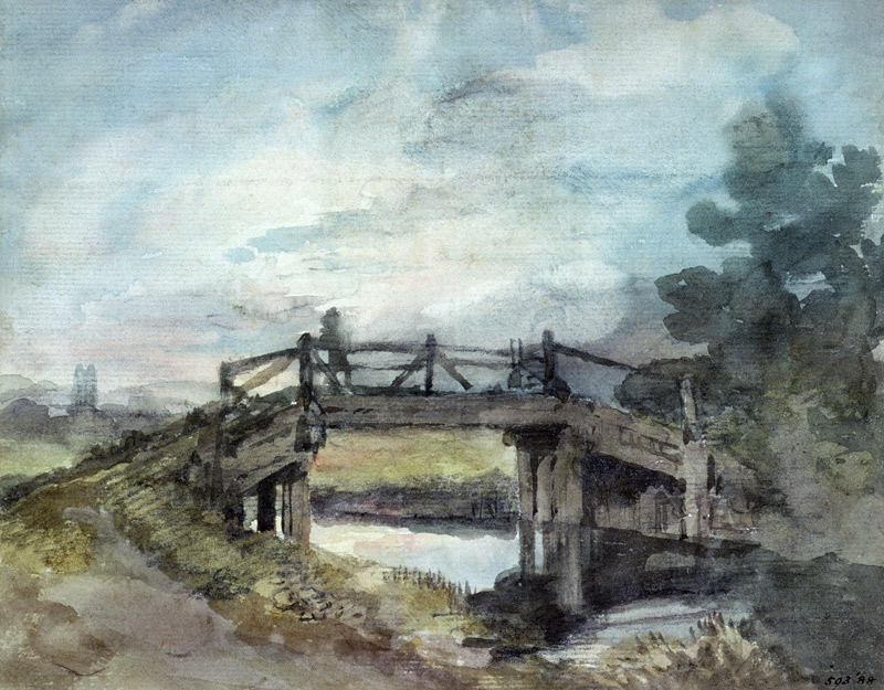 A Bridge over the Stour from John Constable