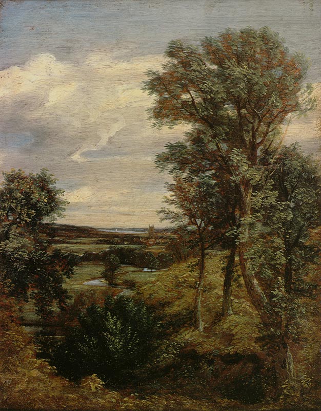 Dedham valley from John Constable