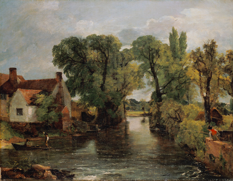 The mill brook. from John Constable
