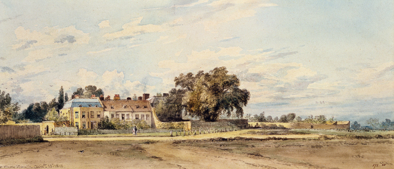 Houses at Putney Heath from John Constable