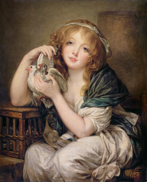 Girl with the Doves  from John Constable
