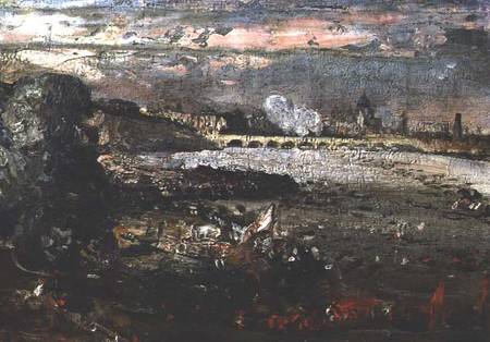 The Opening of Waterloo Bridge from John Constable