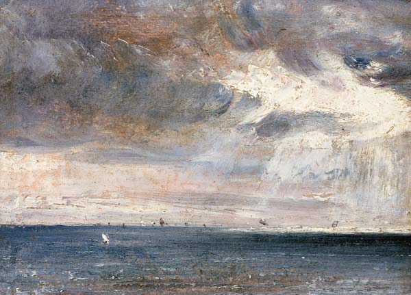 Study of Sea and Sky (A Storm off the South Coast) from John Constable