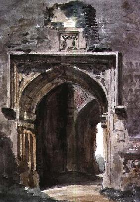 East Bergholt Church: South Archway of the Ruined Tower
