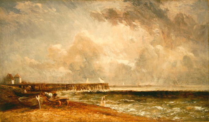 Yarmouth Jetty, c.1822 (oil on canvas) from John Constable
