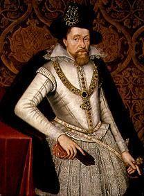 Portrait James VI. of Scotland, king James I. of England.