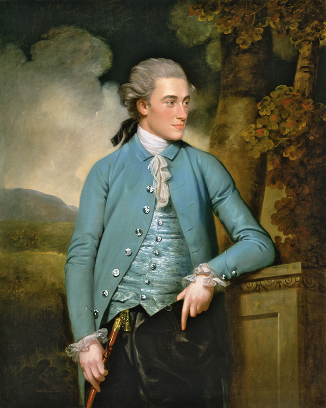 A portrait of John Mortlock of Cambridge and Abington Hall, Great Abington, Cambridgeshire from John Downman