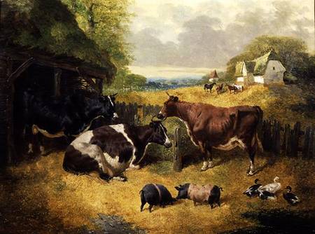 Farmyard Scene from John Frederick Herring d.Ä.