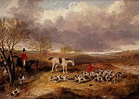 At the end of a dashing hunting in Cambridgeshire from John Frederick Herring d.J.