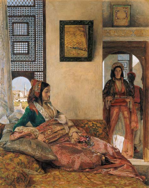 Life in the harem, Cairo from John Frederick Lewis