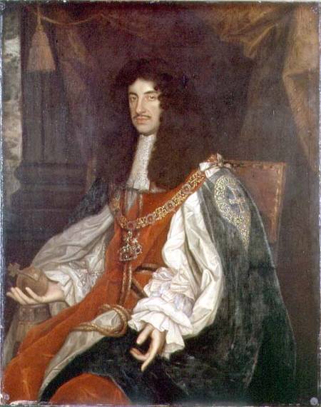 Portrait of Charles II (1630-85) from John Michael Wright
