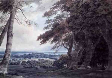Windsor Castle from the South West from John Robert Cozens