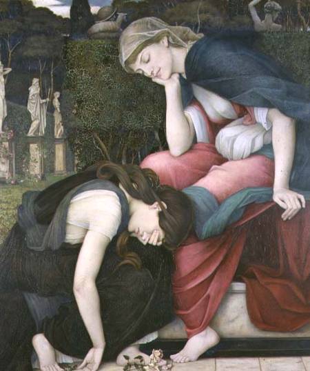 Patience on a Monument smiling at Grief from John Roddam Spencer Stanhope