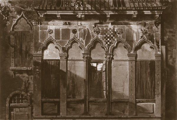 Arabian Windows, In Campo Santa Maria Mater Domini, from 'Examples of the Architecture of Venice' by from John Ruskin