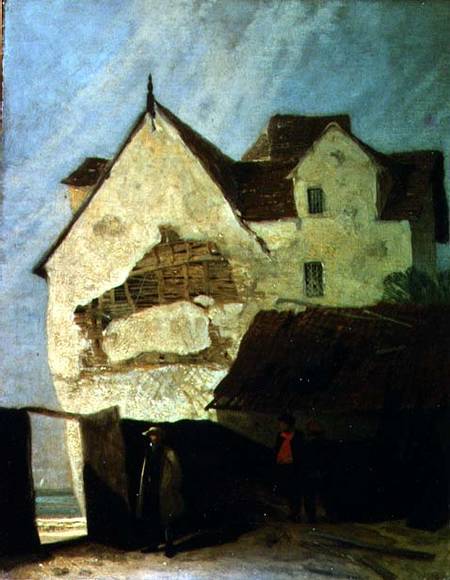 Old Houses at Gorleston from John Sell Cotman