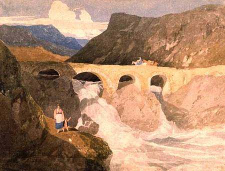 Road to Capel Curig, North Wales  on from John Sell Cotman