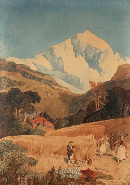View of the Jungfrau-Horn from John Sell Cotman