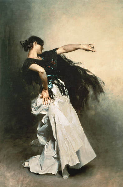The Spanish Dancer, study for 'El Jaleo' from John Singer Sargent