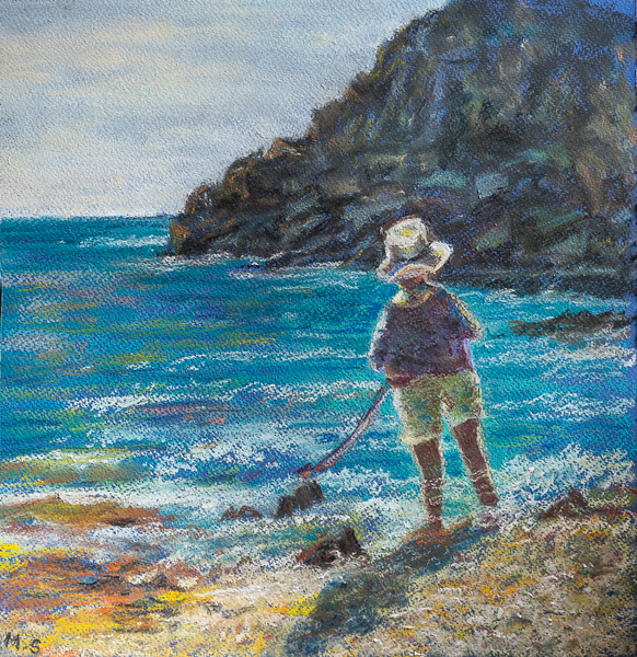 Little boy fishing from Margo Starkey
