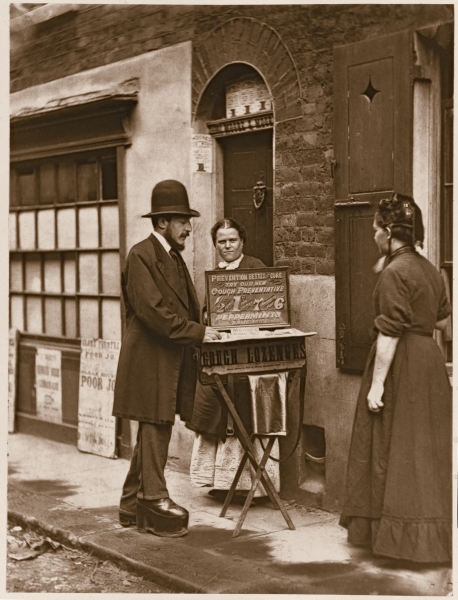 Street Doctor, 1876-77 (woodburytype)  from John Thomson