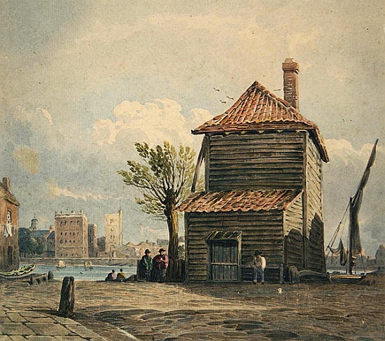 The Horse Ferry, Millbank from John Varley