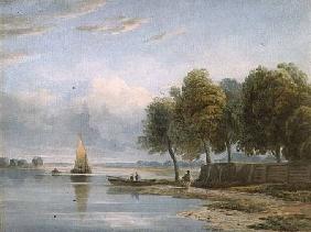 A View of the Thames at Millbank