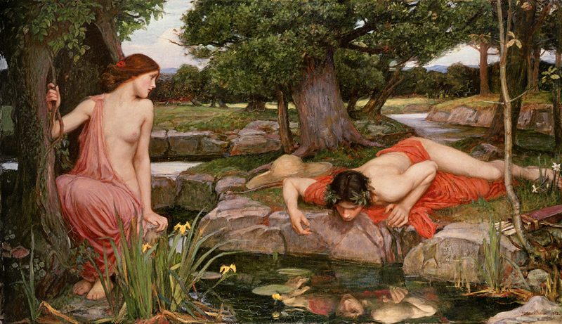 J.W.Waterhouse, Echo and Narcissus, 1903 from John William Waterhouse