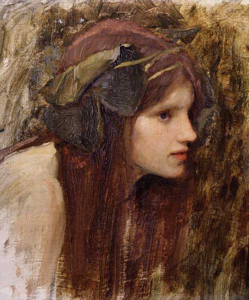 A Study for a Naiad from John William Waterhouse