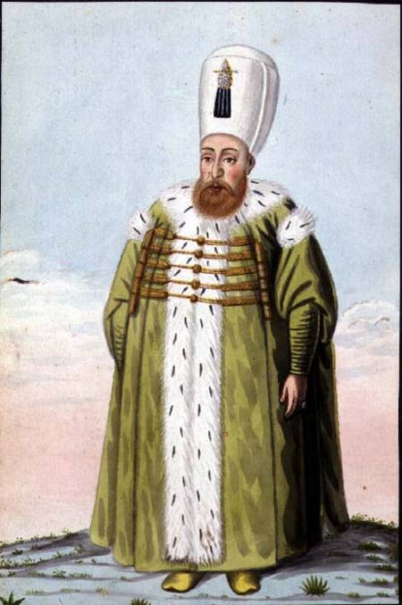 Mustapha I (1591-1639) Sultan 1617-18, 1622-23, from 'A Series of Portraits of the Emperors of Turke from John Young