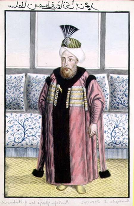 Mustapha II (1664-1703) Sultan 1695-1703, from 'A Series of Portraits of the Emperors of Turkey' from John Young