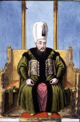 Ahmed I (1590-1617) Sultan 1603-17, from 'A Series of Portraits of the Emperors of Turkey'