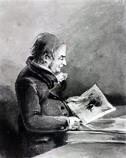 Joseph Mallord William Turner (graphite & watercolour on paper) from John Thomas Smith