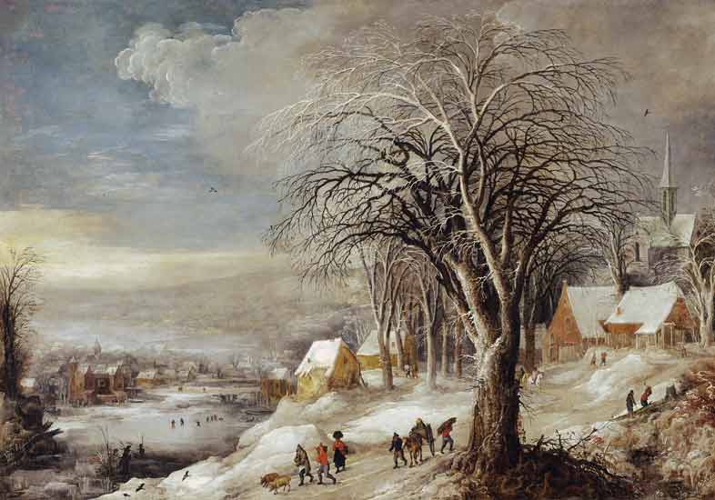 Winter Landscape from Joos de Momper