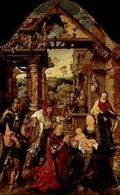 The (small) adoration of the kings from Joos van Cleve
