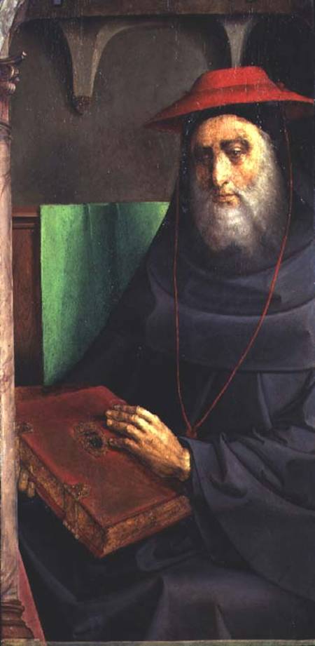 Portrait of Cardinal Bessarion (1402-72) from Joos van Gent