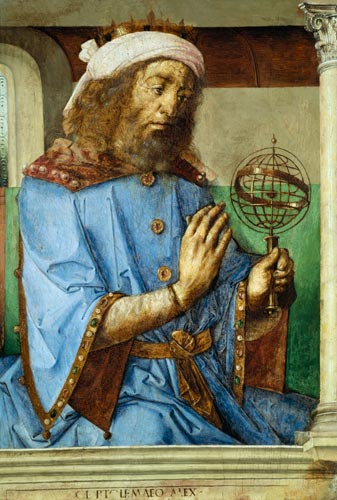 Portrait of Ptolemy from Joos van Gent
