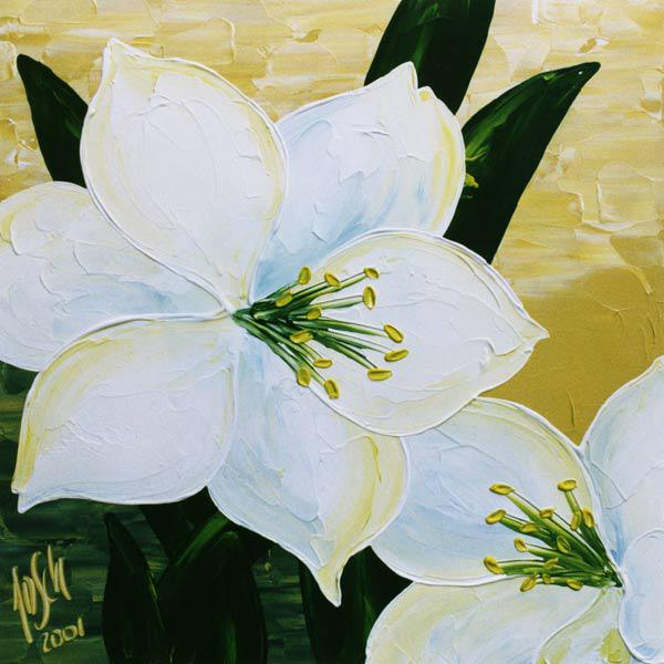 Lilies/white