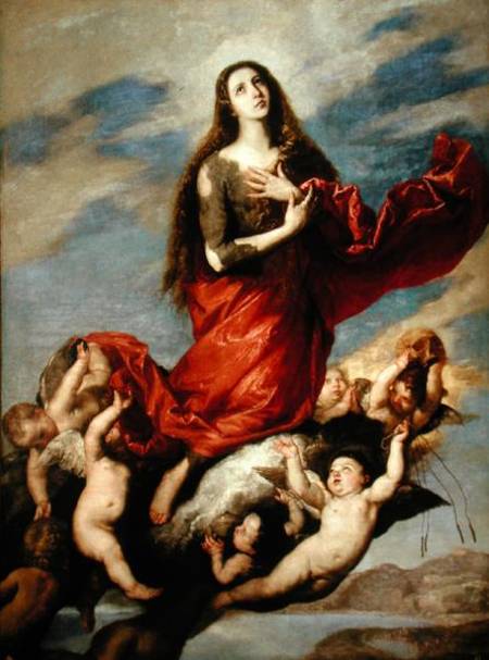 The Assumption of Mary Magdalene from José (auch Jusepe) de Ribera