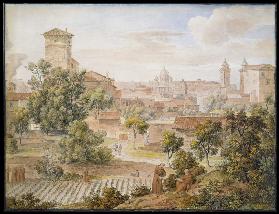 Blick auf Rom von St. Isidor