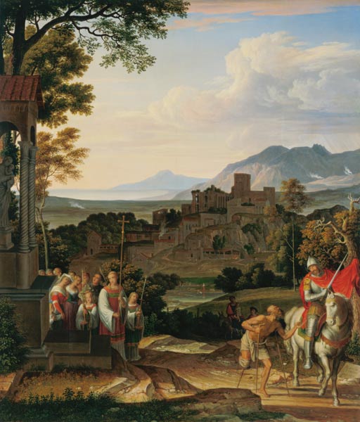 Countryside with St. Martin from Joseph Anton Koch