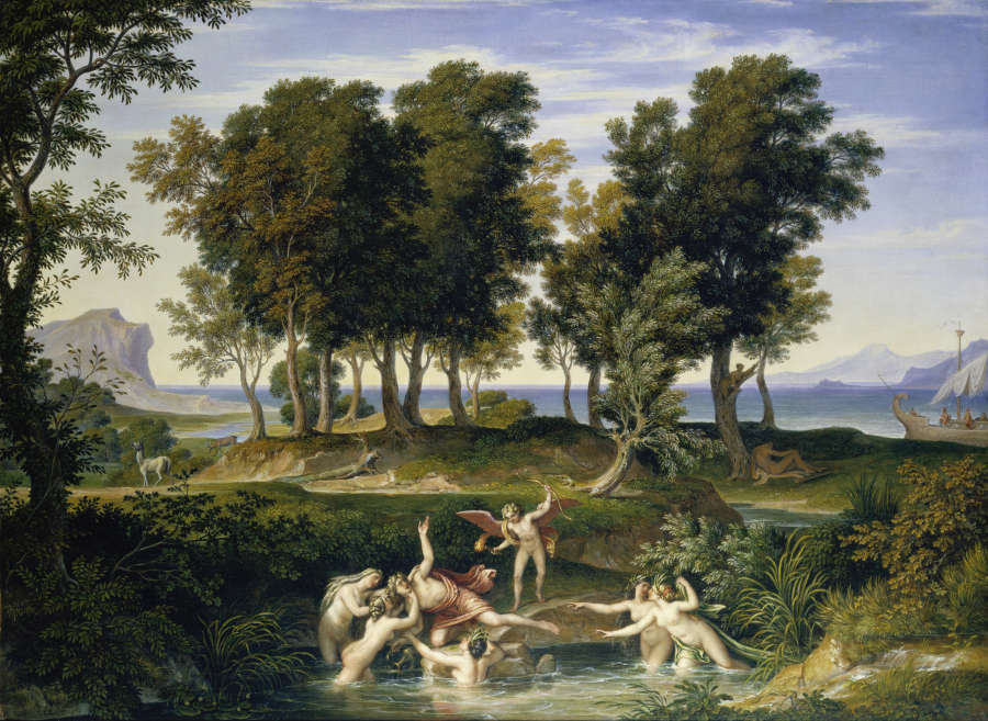Landscape with the Rape of Hylas from Joseph Anton Koch
