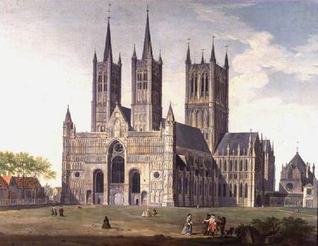Lincoln Cathedral from the West from Joseph Baker