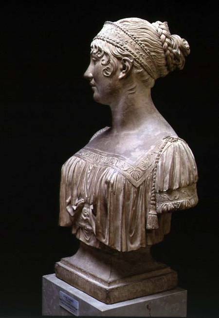 Portrait bust of Jeanne Delhorme from Joseph Chinard